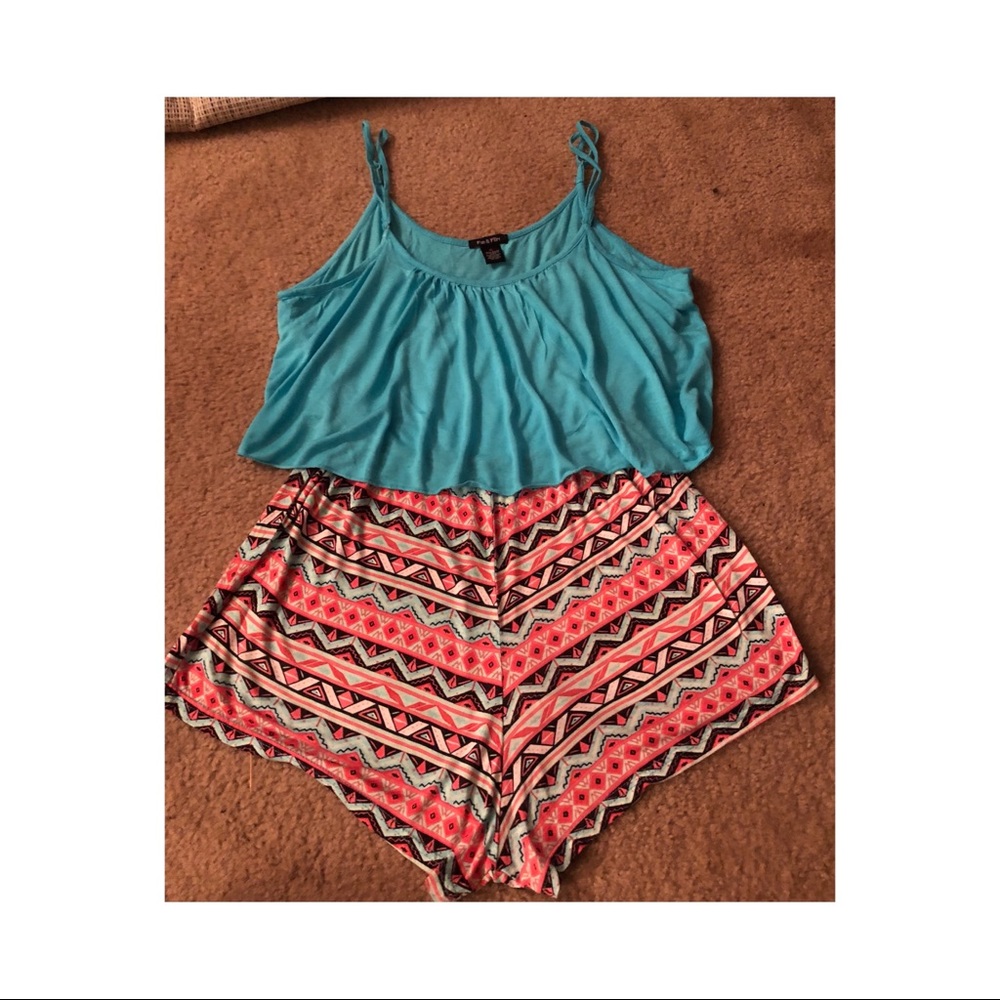 Tribal Print Women’s Romper